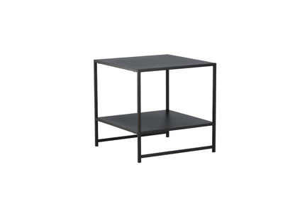 Staal sengebord - 50 × 50 cm - sort - billede 9