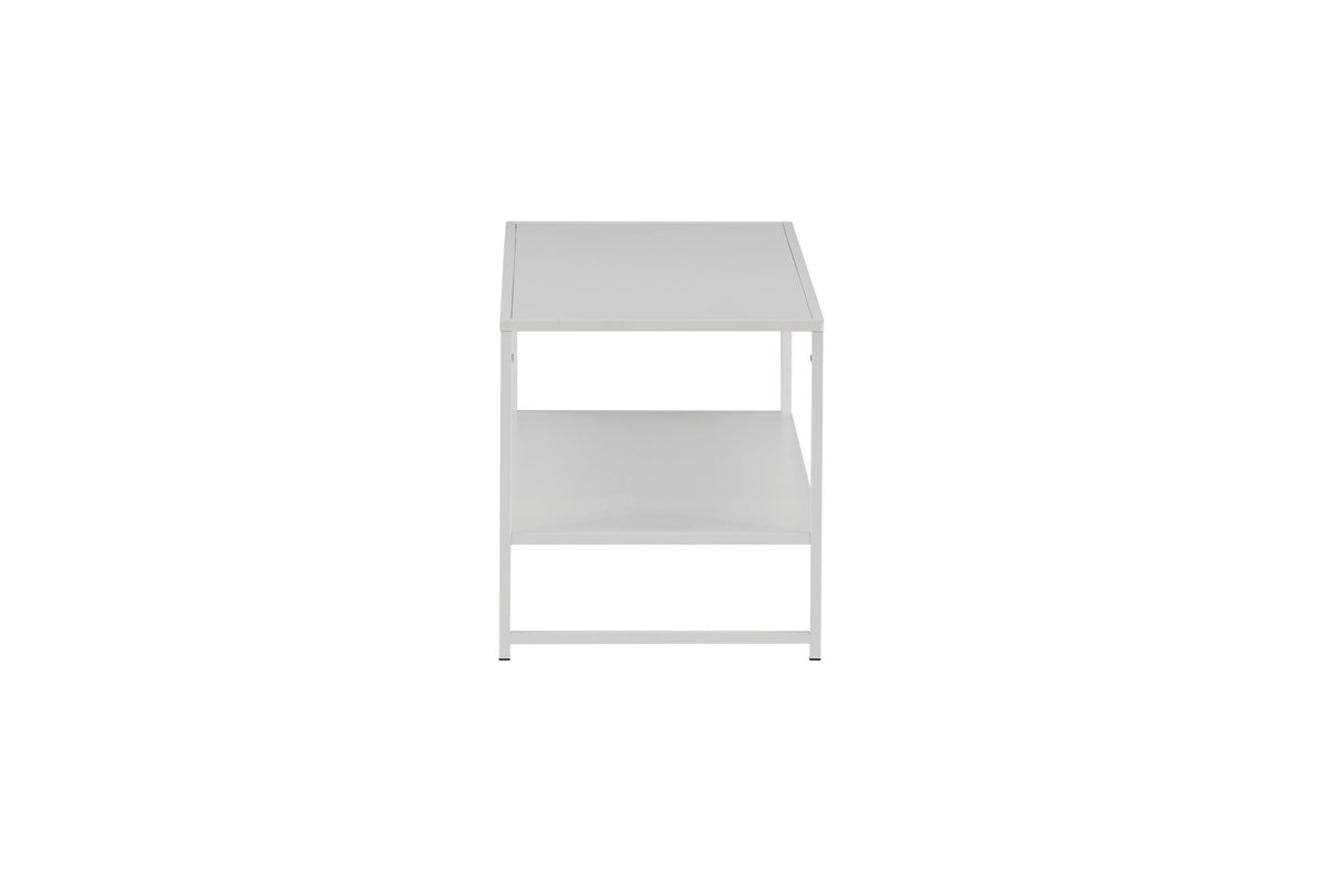 Staal sofabord - 102 × 43 cm - hvid - billede 10