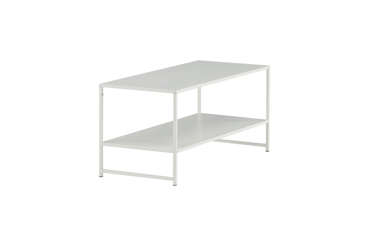 Staal sofabord - 102 × 43 cm - hvid - billede 11