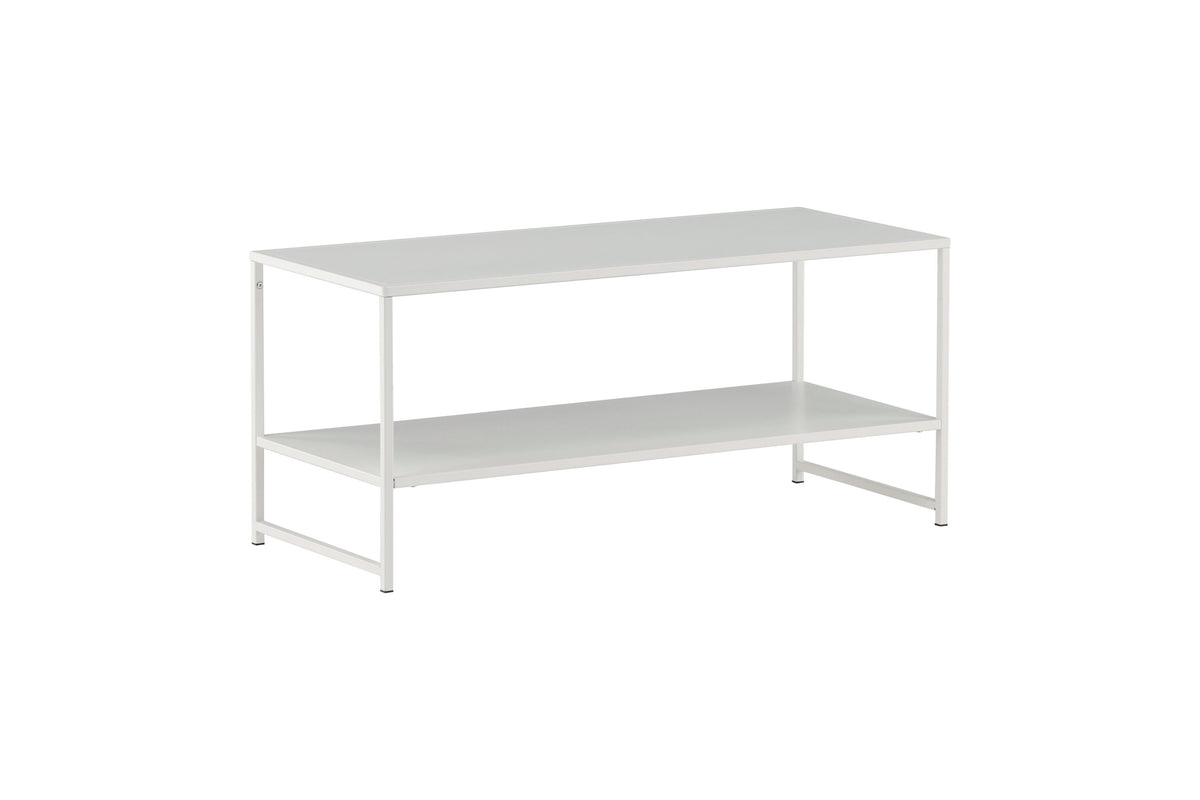 Staal sofabord - 102 × 43 cm - hvid - billede 12
