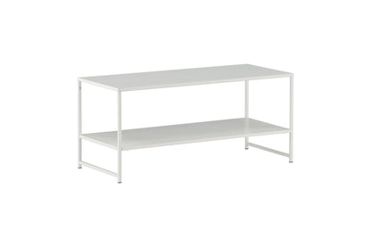 Staal sofabord - 102 × 43 cm - hvid - billede 12