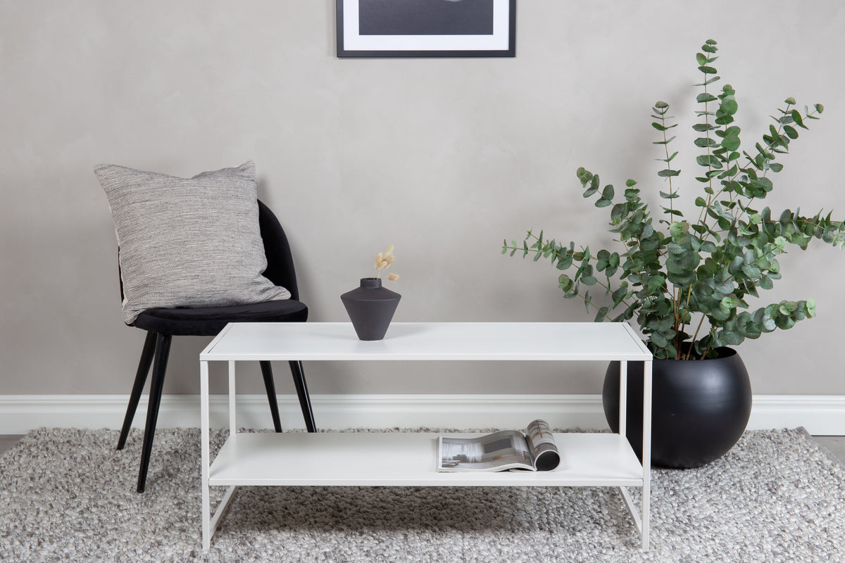 Staal sofabord - 102 × 43 cm - hvid - billede 13