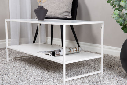 Staal sofabord - 102 × 43 cm - hvid - billede 15