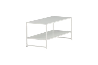 Staal sofabord - 102 × 43 cm - hvid - billede 5