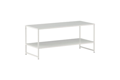 Staal sofabord - 102 × 43 cm - hvid - billede 6