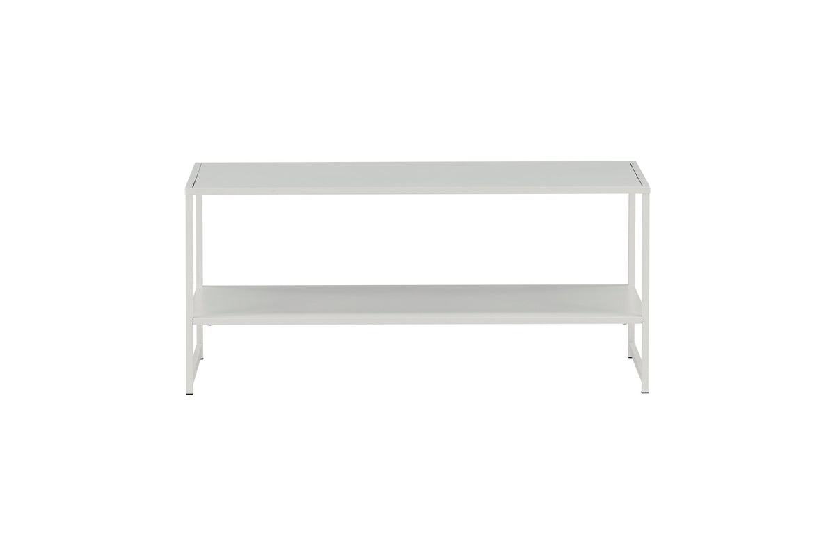 Staal sofabord - 102 × 43 cm - hvid - billede 7