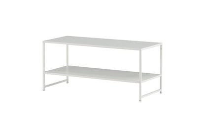 Staal sofabord - 102 × 43 cm - hvid - billede 8