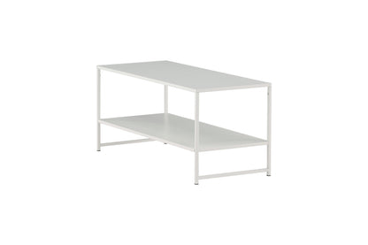 Staal sofabord - 102 × 43 cm - hvid - billede 9