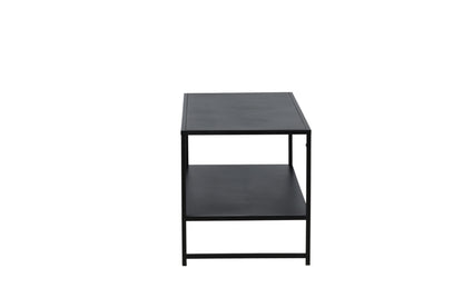 Staal sofabord - 102 × 43 cm - sort - billede 10