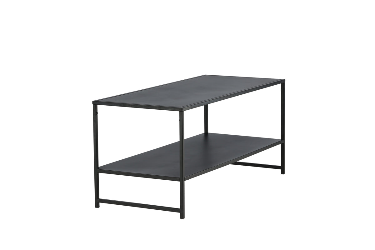 Staal sofabord - 102 × 43 cm - sort - billede 11
