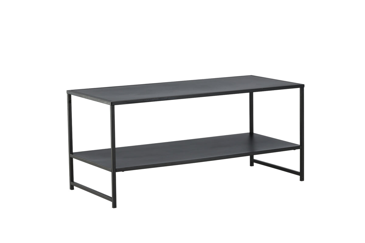 Staal sofabord - 102 × 43 cm - sort - billede 12