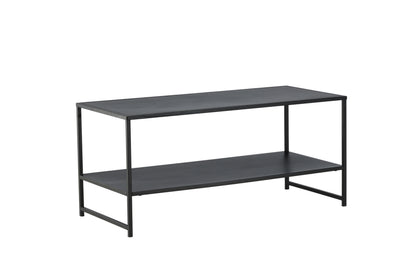 Staal sofabord - 102 × 43 cm - sort - billede 12