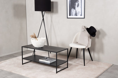 Staal sofabord - 102 × 43 cm - sort - billede 14