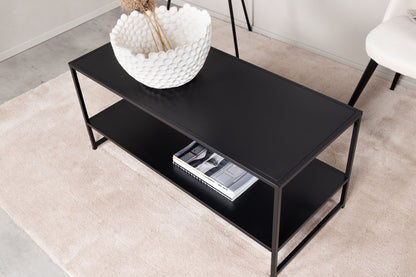 Staal sofabord - 102 × 43 cm - sort - billede 15
