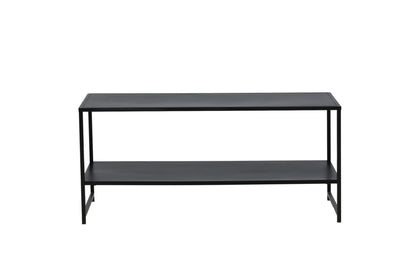Staal sofabord - 102 × 43 cm - sort - billede 1