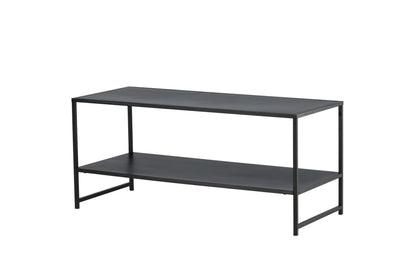 Staal sofabord - 102 × 43 cm - sort - billede 2