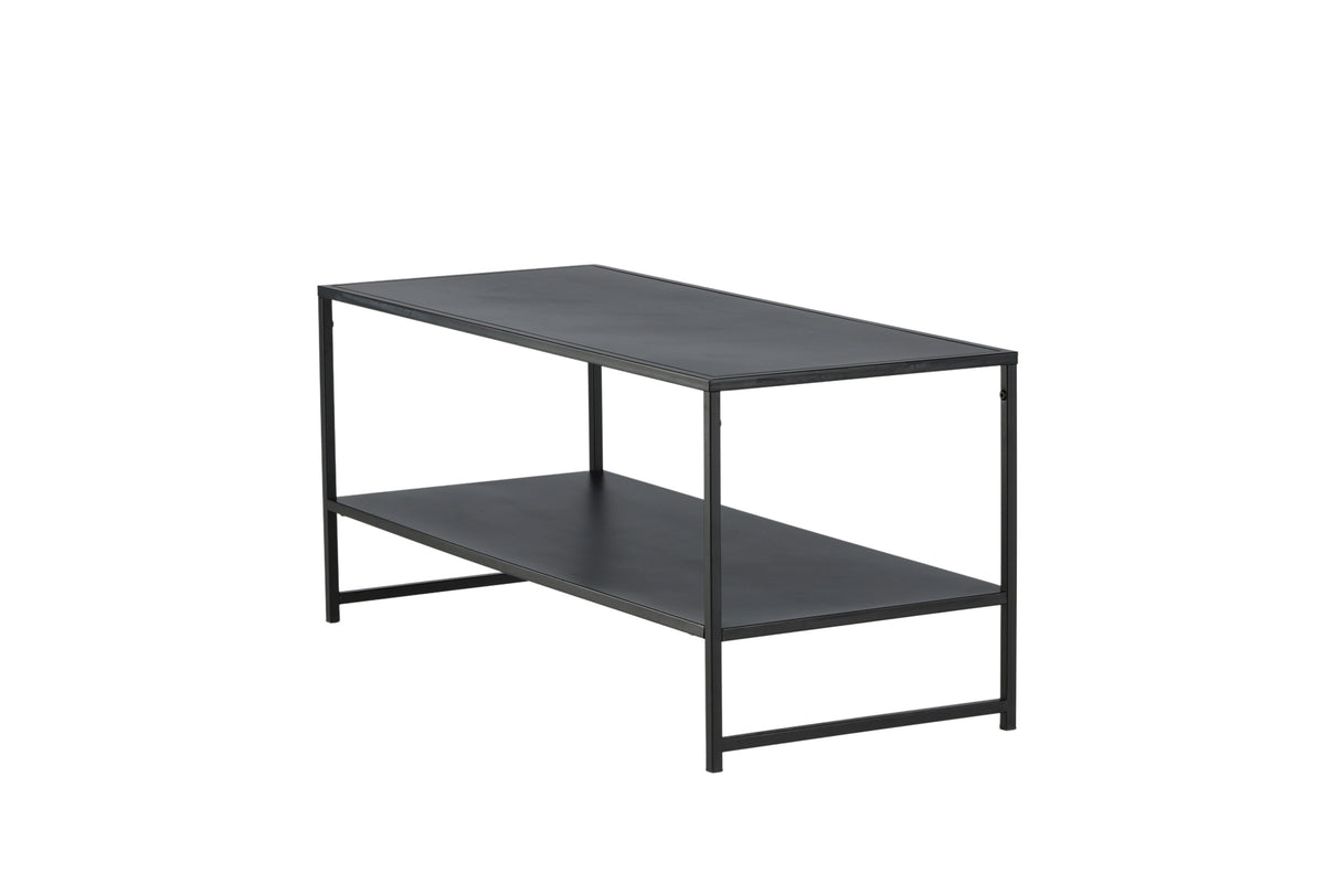 Staal sofabord - 102 × 43 cm - sort - billede 3