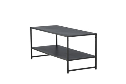 Staal sofabord - 102 × 43 cm - sort - billede 3