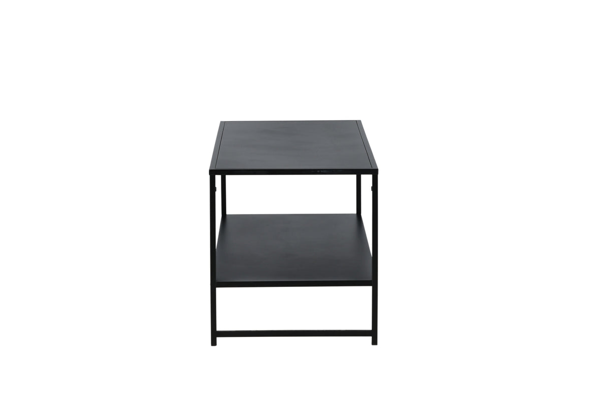Staal sofabord - 102 × 43 cm - sort - billede 4