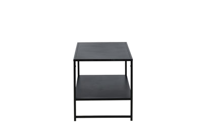 Staal sofabord - 102 × 43 cm - sort - billede 4