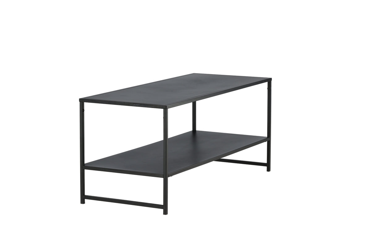Staal sofabord - 102 × 43 cm - sort - billede 5