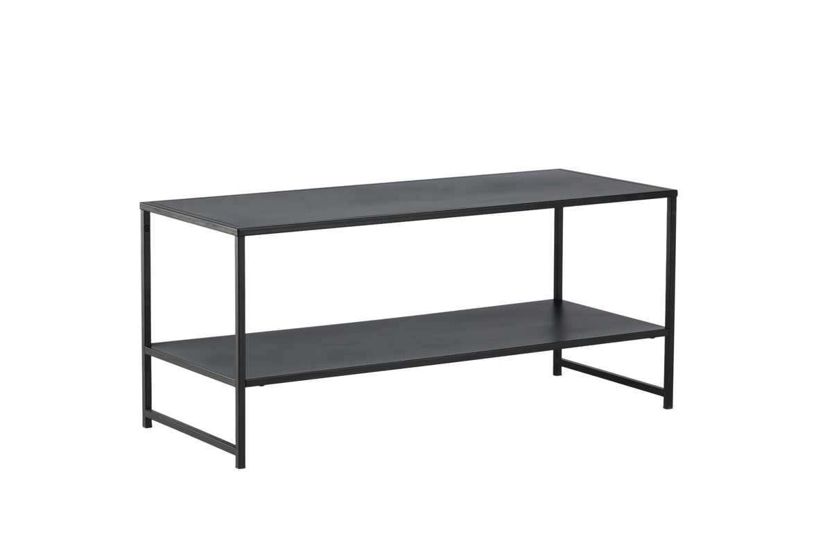 Staal sofabord - 102 × 43 cm - sort - billede 6