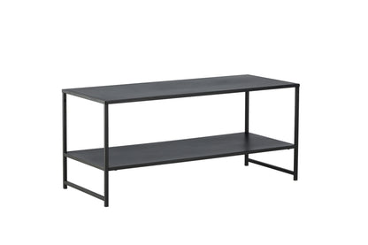Staal sofabord - 102 × 43 cm - sort - billede 6