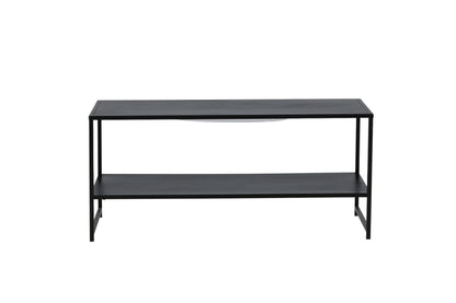 Staal sofabord - 102 × 43 cm - sort - billede 7