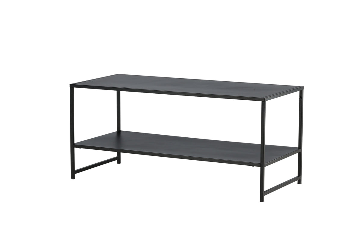 Staal sofabord - 102 × 43 cm - sort - billede 8