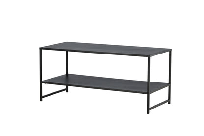 Staal sofabord - 102 × 43 cm - sort - billede 8