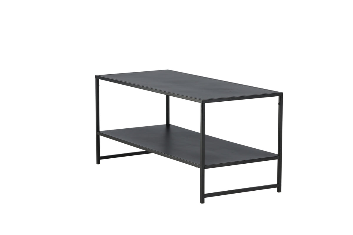 Staal sofabord - 102 × 43 cm - sort - billede 9