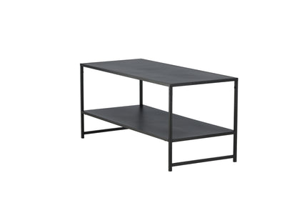 Staal sofabord - 102 × 43 cm - sort - billede 9