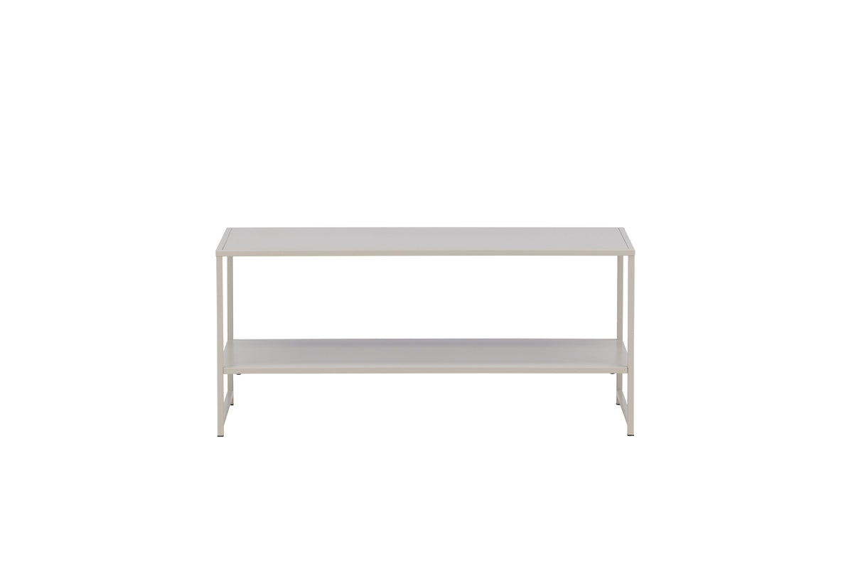 Staal sidebord - 102 × 43 cm - beige - billede 1