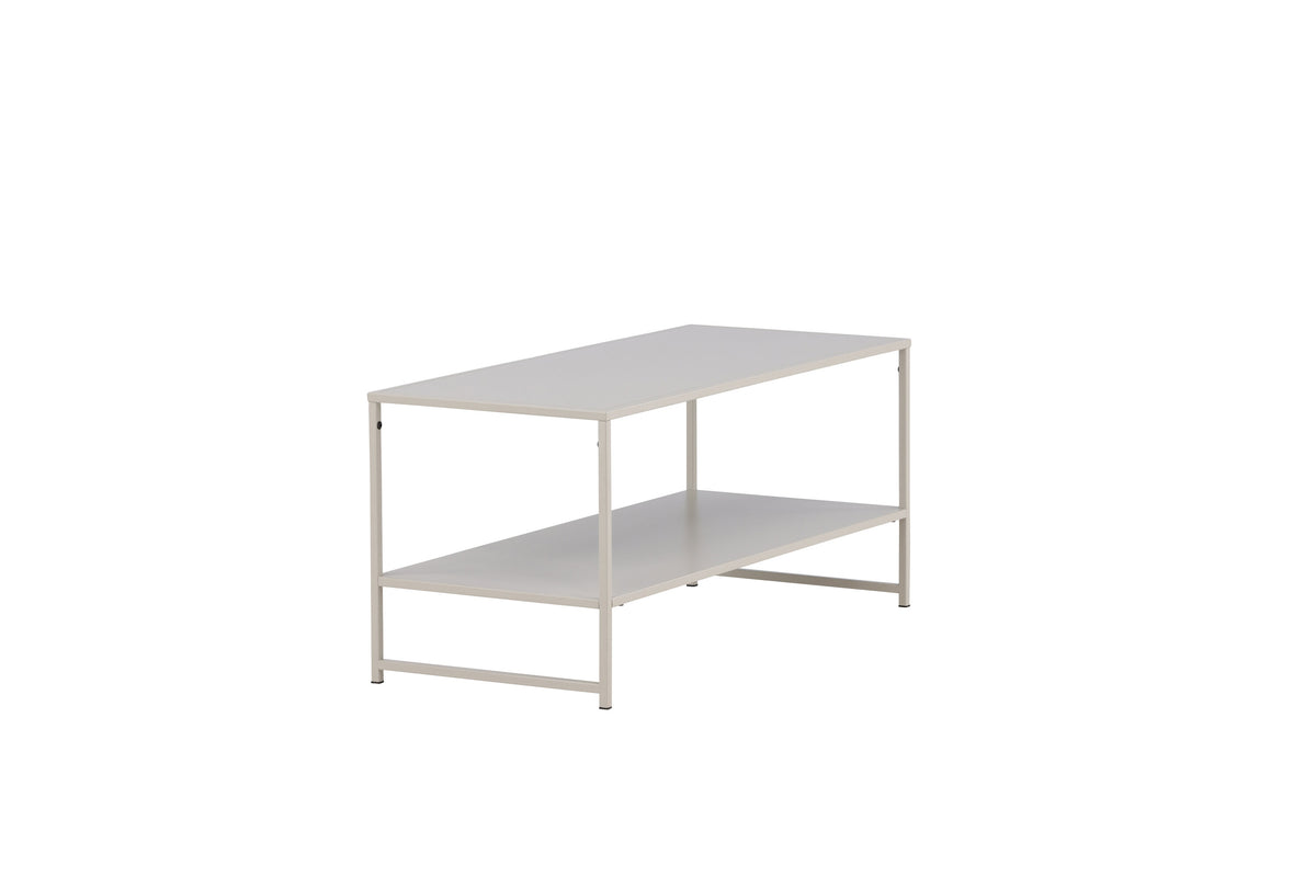 Staal sidebord - 102 × 43 cm - beige - billede 5