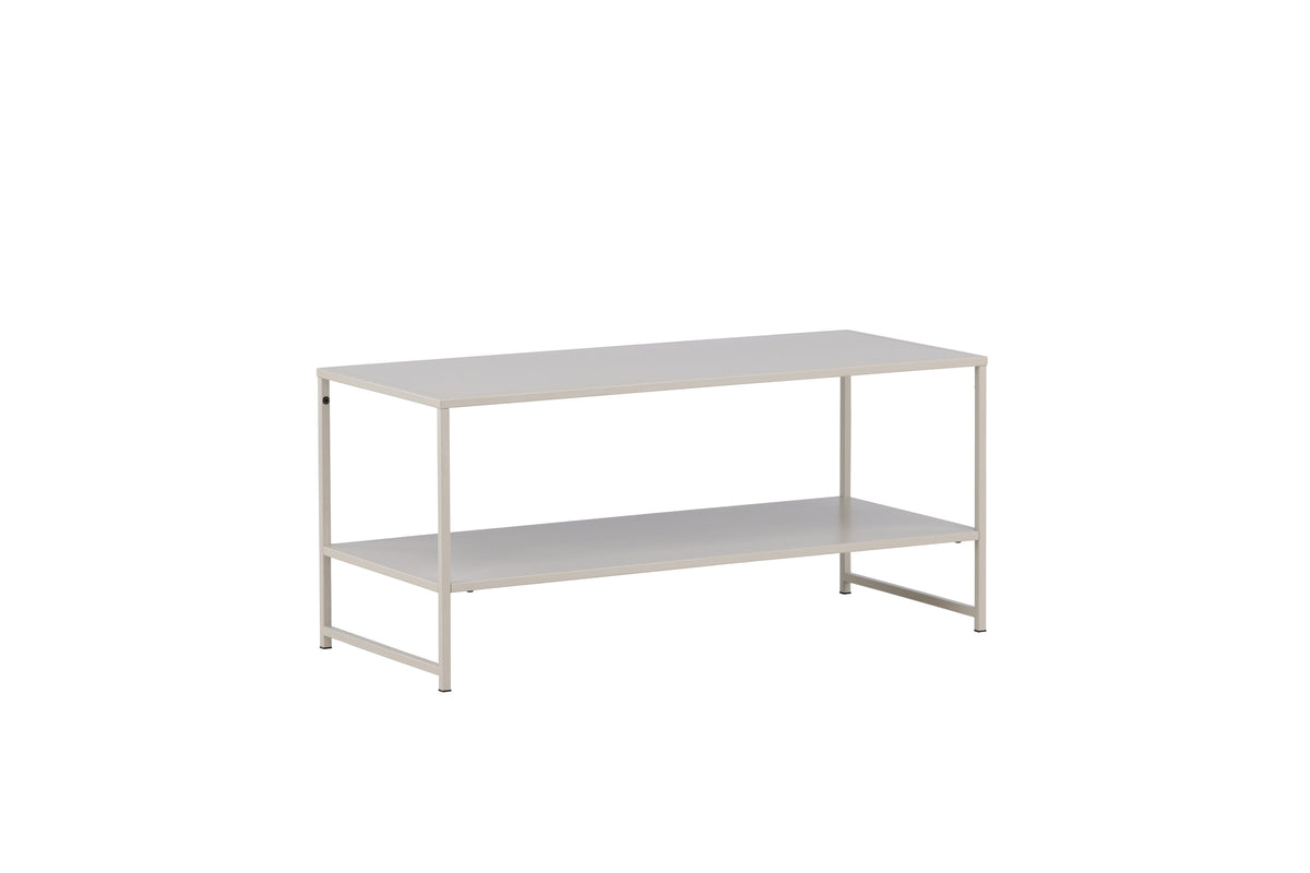 Staal sidebord - 102 × 43 cm - beige - billede 6