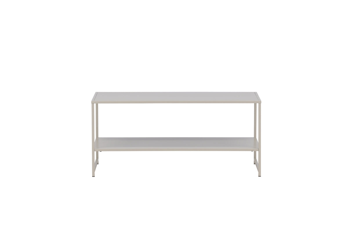 Staal sidebord - 102 × 43 cm - beige - billede 7