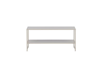 Staal sidebord - 102 × 43 cm - beige - billede 7