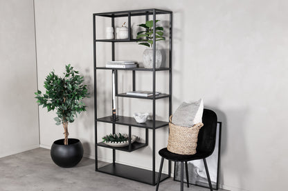 Staal Reol Sort