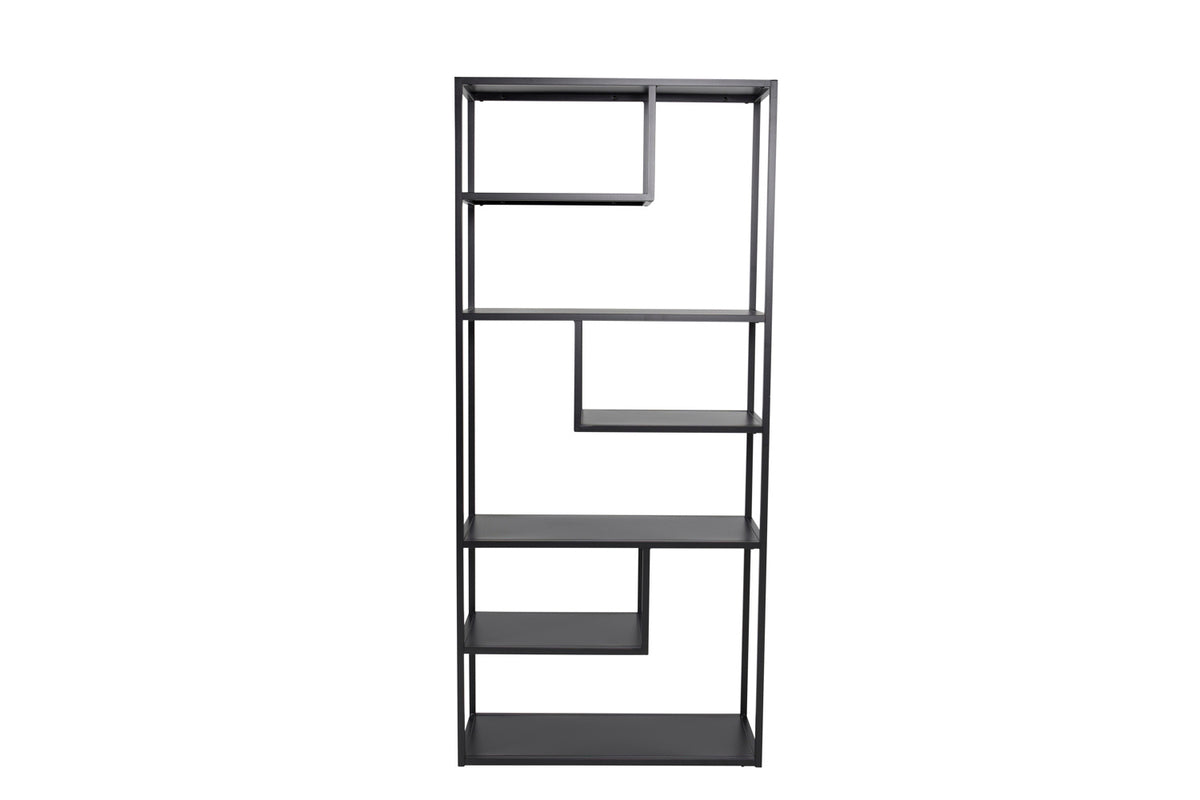 Staal Reol Sort