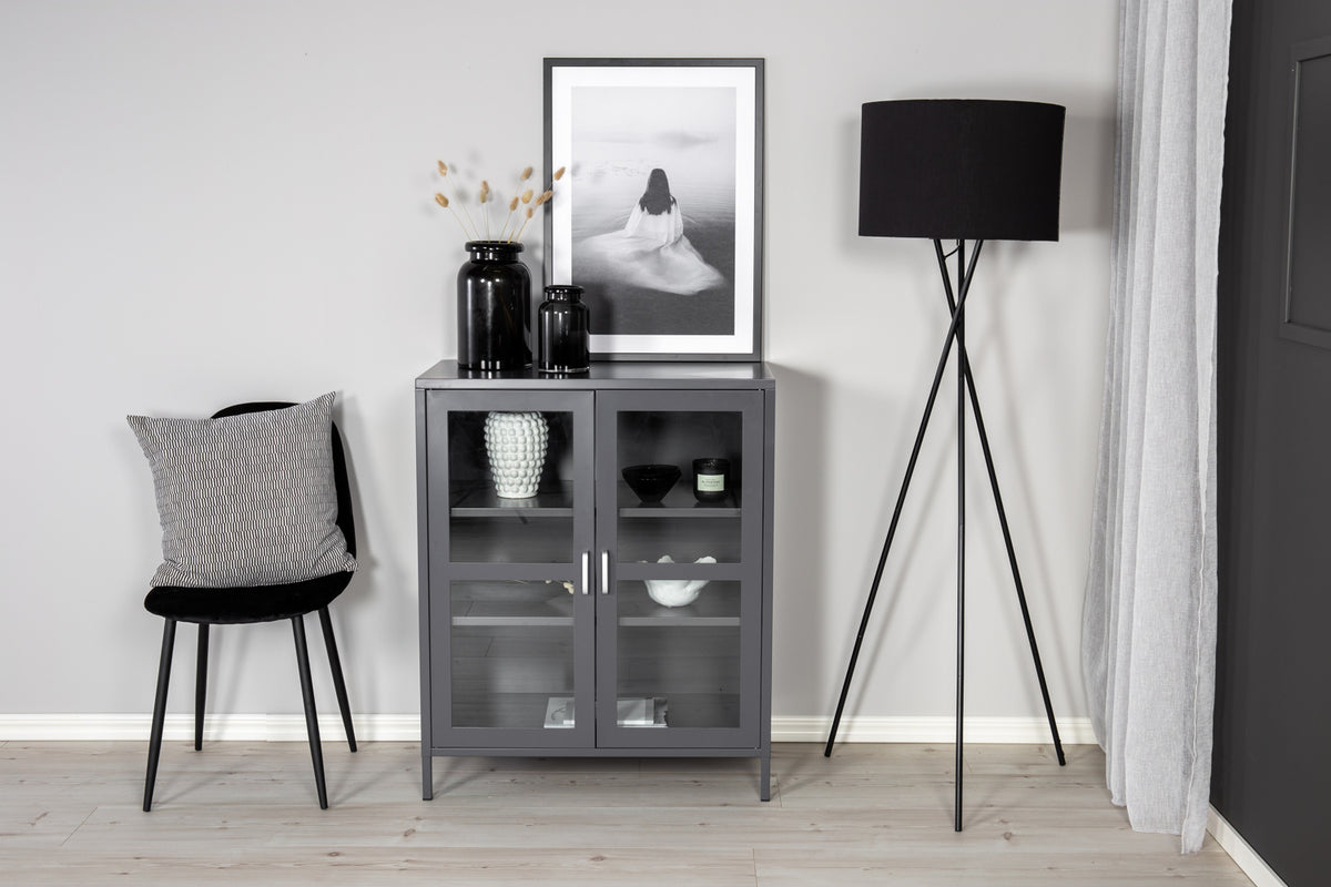Acero Vitrineskab 43 x 97 x 80 Lysgrå