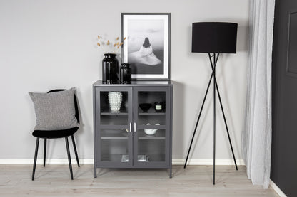 Acero Vitrineskab 43 x 97 x 80 Lysgrå