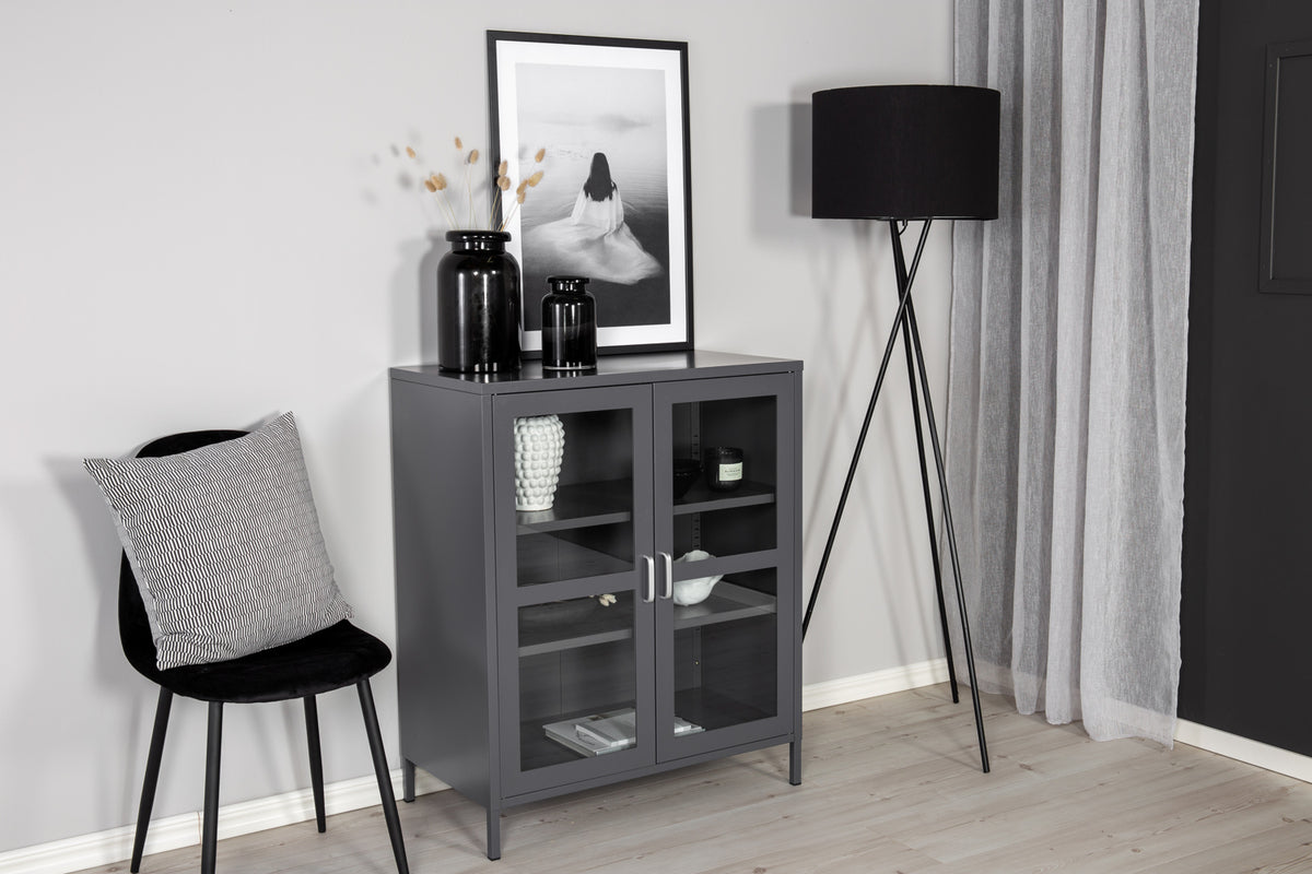 Acero Vitrineskab 43 x 97 x 80 Lysgrå