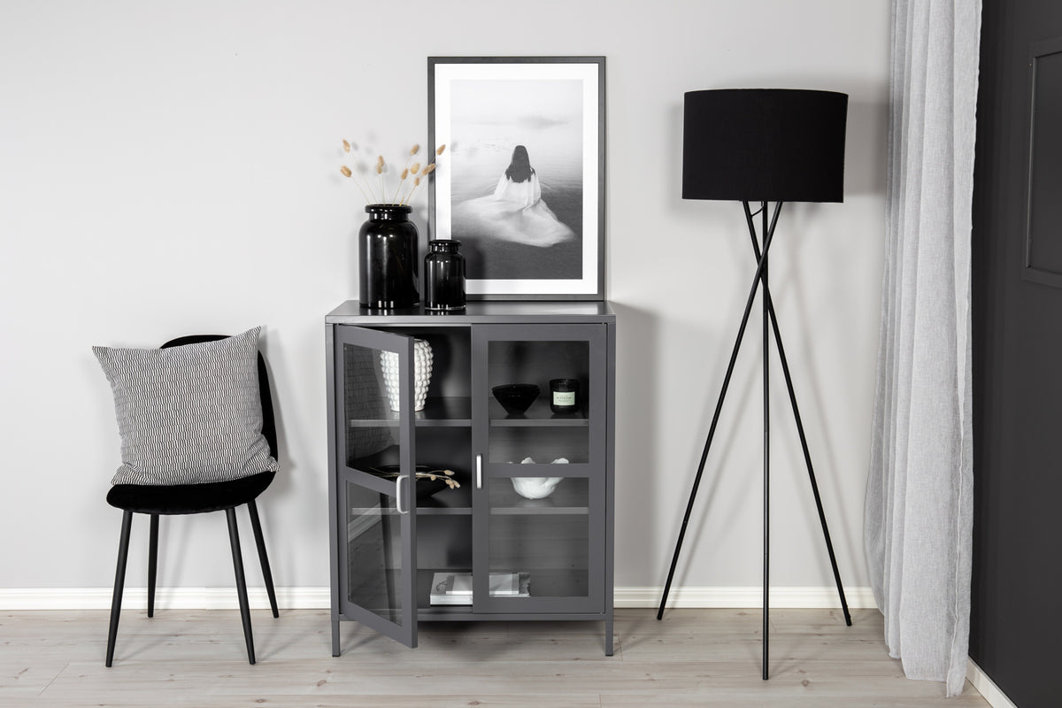 Acero Vitrineskab 43 x 97 x 80 Lysgrå