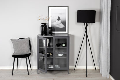 Acero Vitrineskab 43 x 97 x 80 Lysgrå