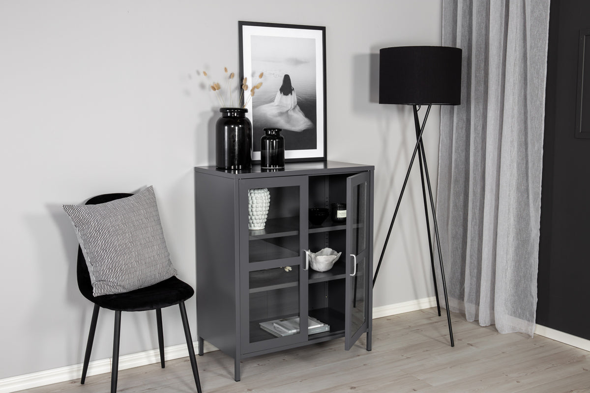 Acero Vitrineskab 43 x 97 x 80 Lysgrå