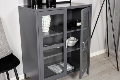 Acero Vitrineskab 43 x 97 x 80 Lysgrå