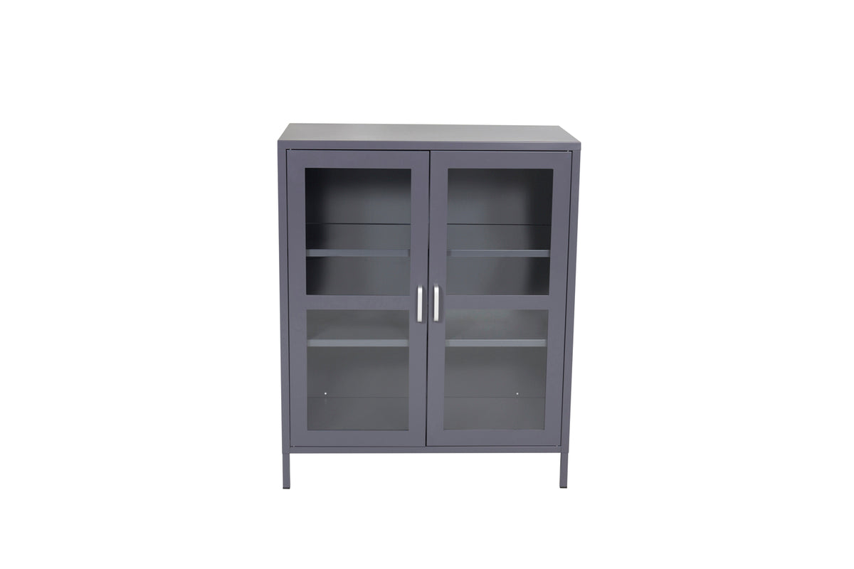 Acero Vitrineskab 43 x 97 x 80 Lysgrå