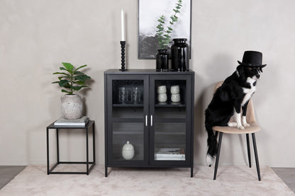 Acero Vitrineskab 43 x 97 x 80 Sort