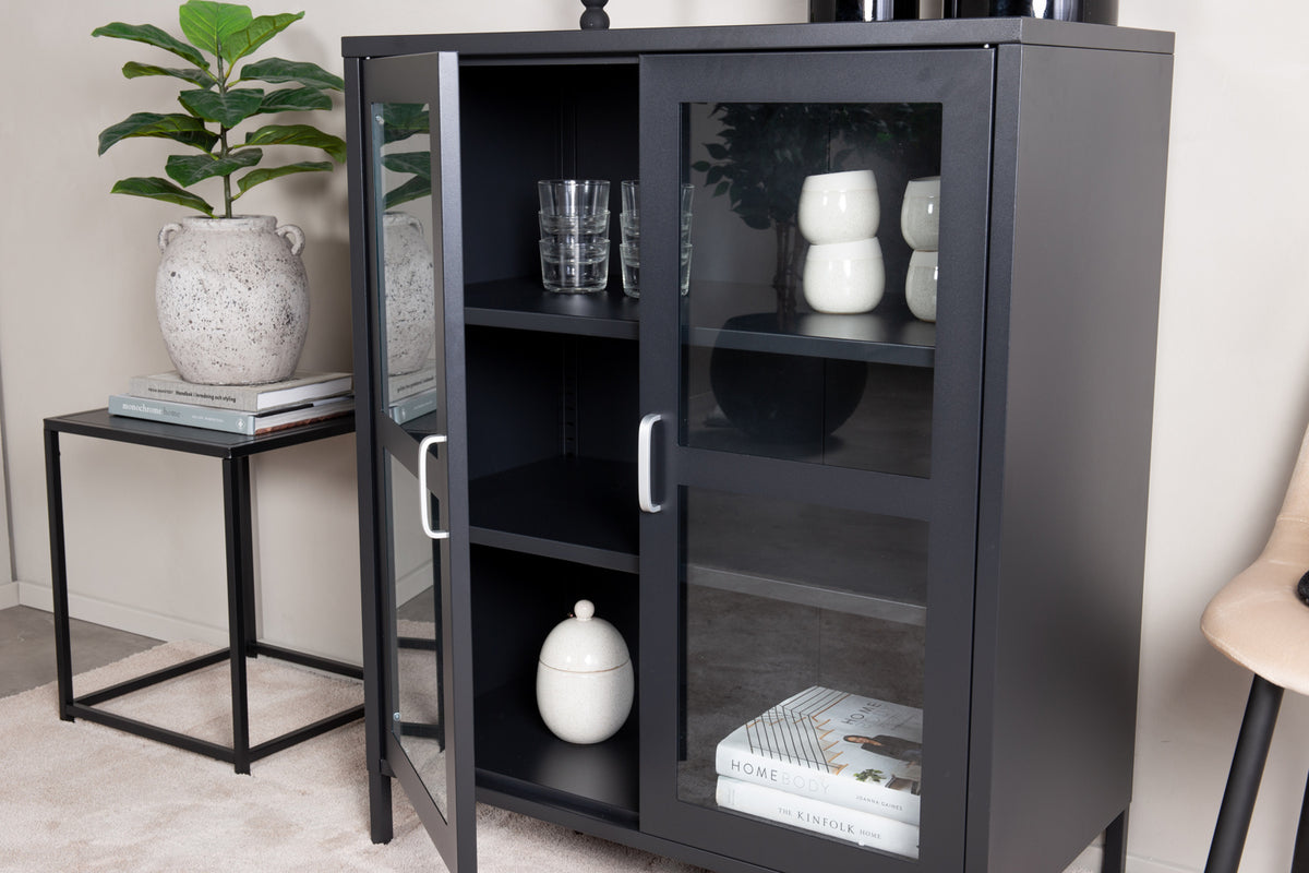 Acero Vitrineskab 43 x 97 x 80 Sort