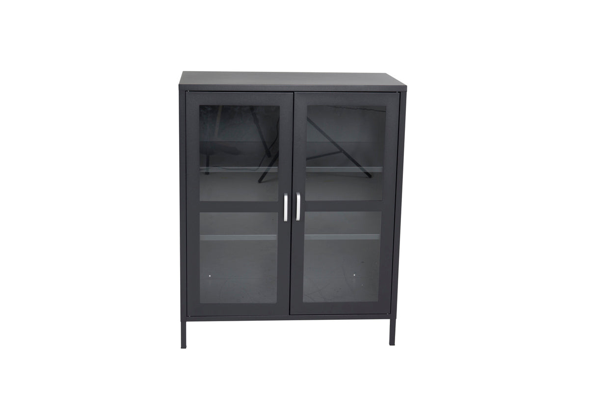 Acero Vitrineskab 43 x 97 x 80 Sort